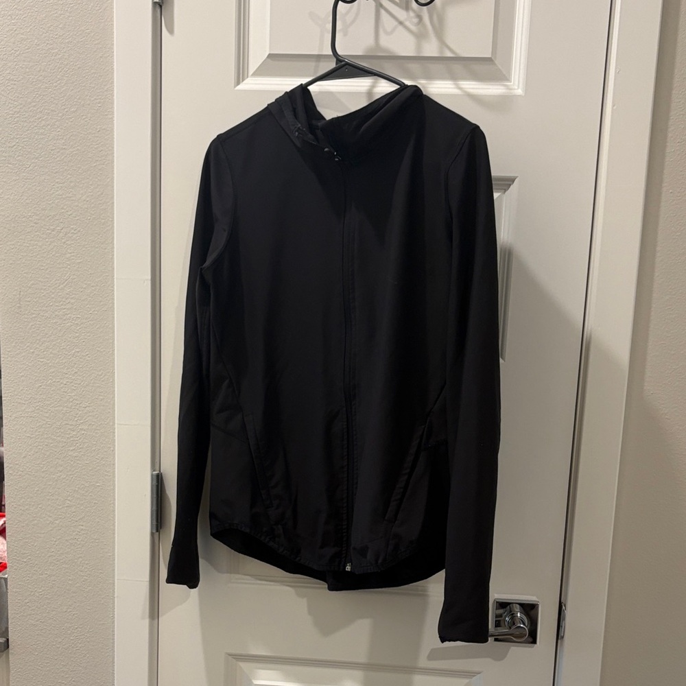 Old Navy Men's Black Lightweight Hooded Jacket